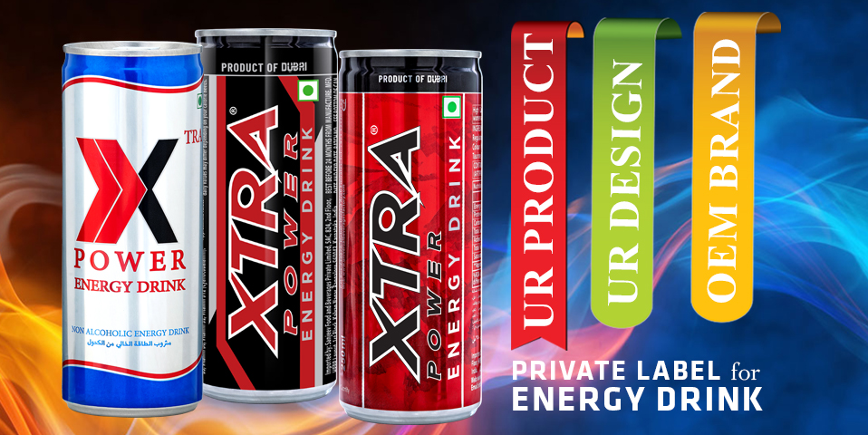 Private label energy drink
